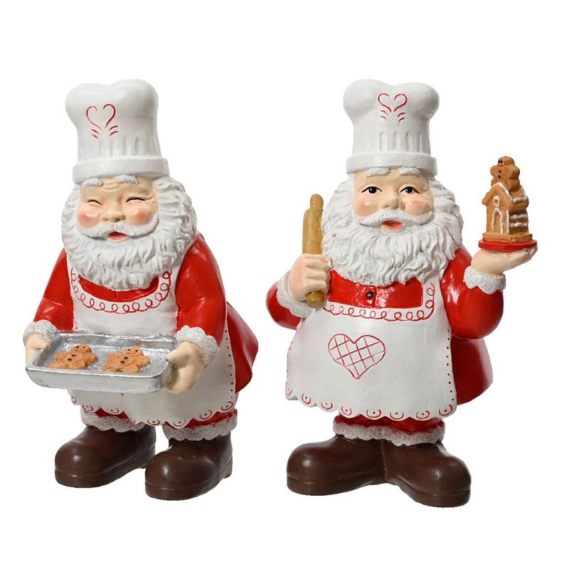 Foto van Decoris - kerstmn polyresin l14b17h28c mlt a2 kerst