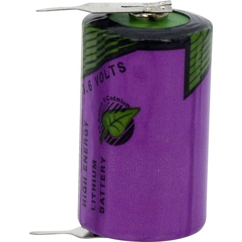 Foto van Tadiran batteries sl 350 pr speciale batterij 1/2 aa u-soldeerpinnen lithium 3.6 v 1200 mah 1 stuk(s)