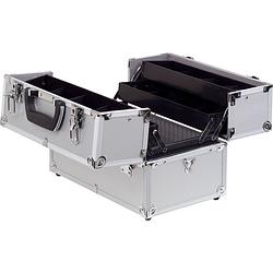 Foto van Erro aluminium uitklapbare koffer, 4 trays