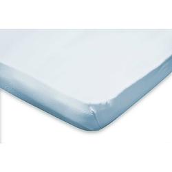 Foto van Elegance topper hoeslaken jersey katoen stretch - licht blauw 90x210/220 - 100x200cm