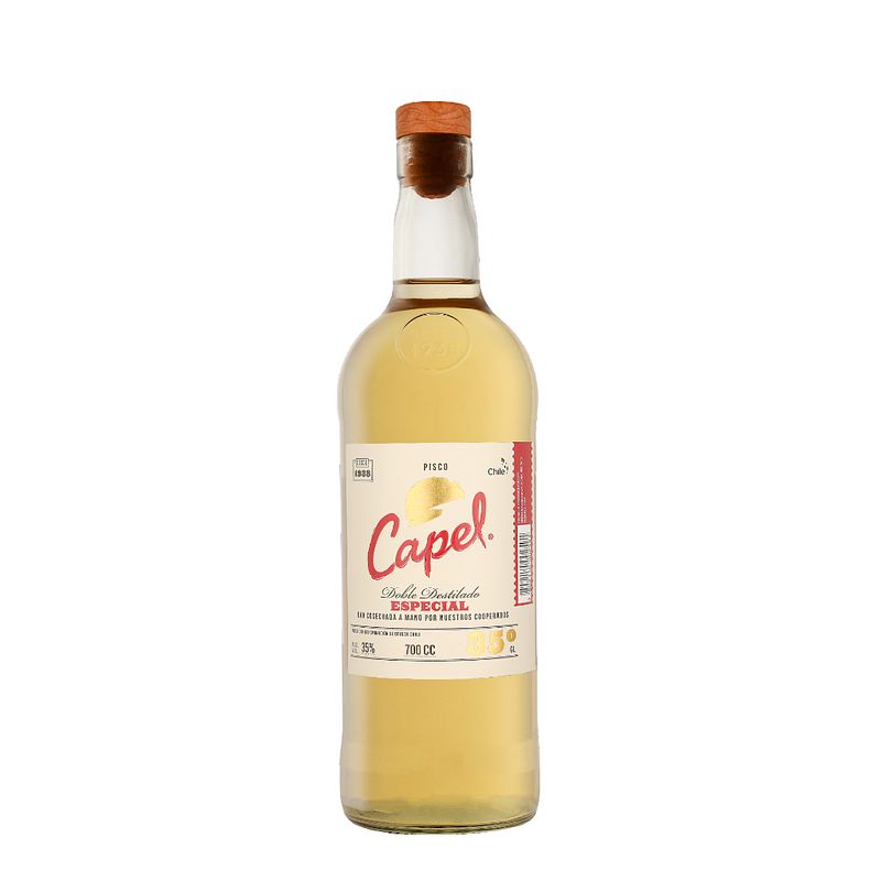 Foto van Pisco capel especial 70cl gedistilleerd