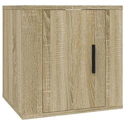 Foto van The living store wandmeubel sonoma eiken - 40 x 34.5 x 40 cm - tv-kast