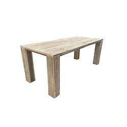 Foto van Wood4you - tuintafel chicago steigerhout 220lx78hx74d cm