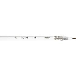 Foto van Interkabel ac 48-1 coaxkabel buitendiameter: 6.90 mm 75 ω 100 db wit per meter