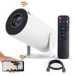 Foto van Homezie beamer wifi, hdmi, bluetooth 4k support android 11 projector