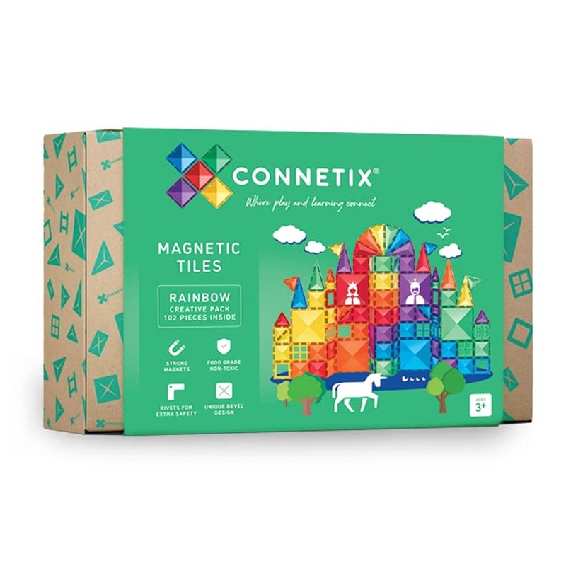 Foto van Connetix rainbow creative pack 102 pc