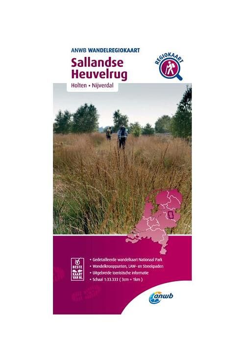 Foto van Sallandse heuvelrug - anwb - paperback (9789018046446)