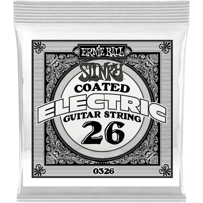 Foto van Ernie ball 0326 .026 slinky coated nickel wound losse snaar voor elektrische gitaar