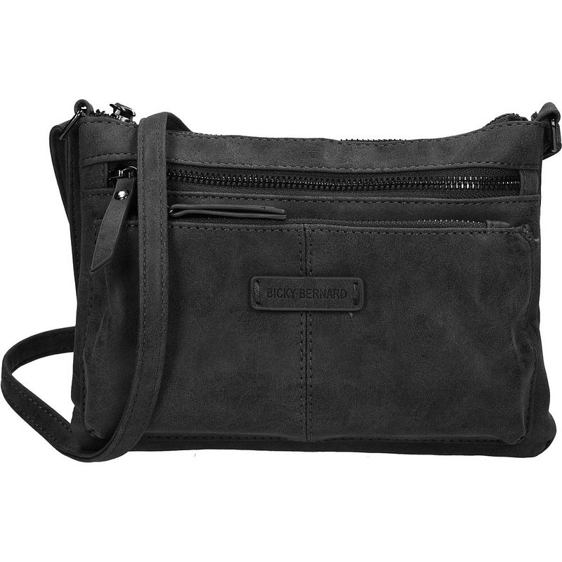 Foto van Bicky bernard bb66662 schoudertas crossbody tas - zwart