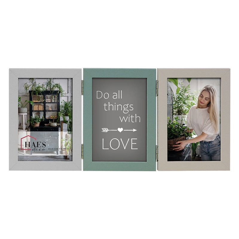 Foto van Haes deco - houten multi fotolijst bern 3x 10x15 - ff1515hs