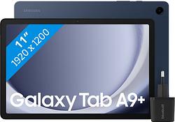 Foto van Samsung galaxy tab a9 plus 11 inch 128gb wifi blauw + bluebuilt oplader