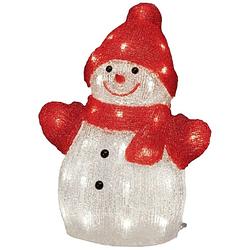 Foto van Konstsmide 6248-103 acryl figuur energielabel: g (a - g) sneeuwpop warmwit led warm-wit