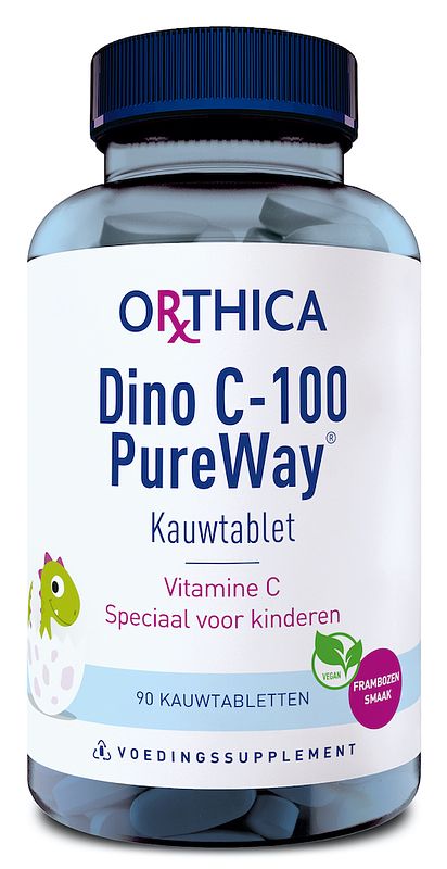 Foto van Orthica dino c-100 pureway kauwtabletten