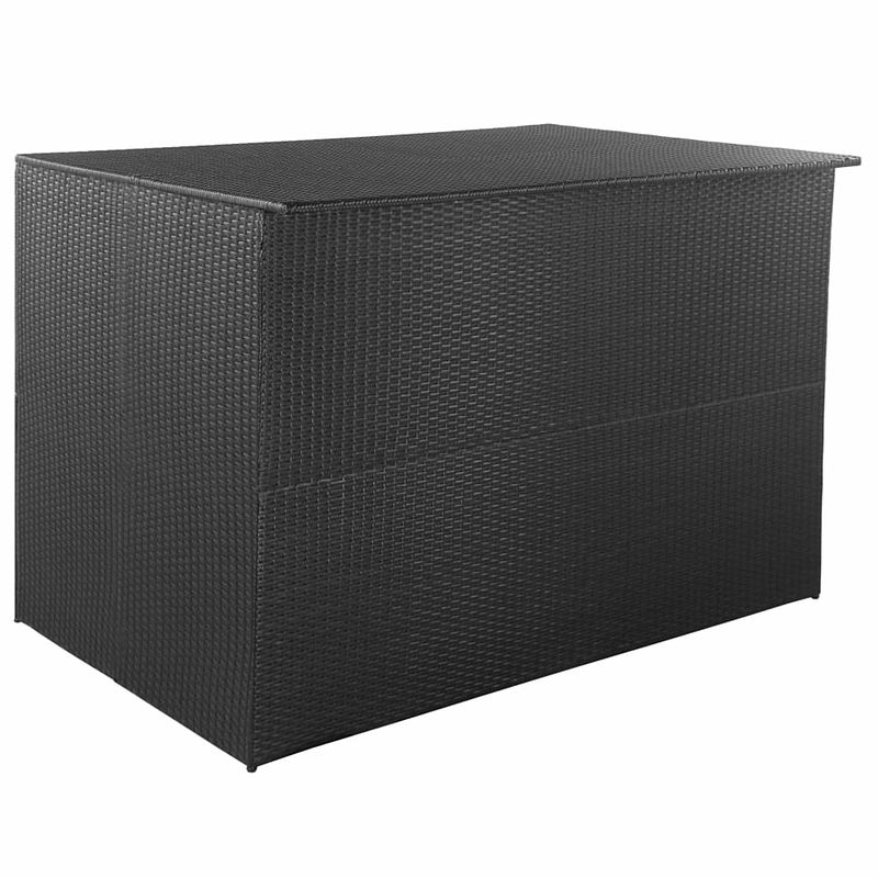 Foto van Vidaxl tuinbox 150x100x100 cm poly rattan zwart