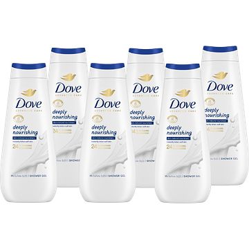 Foto van Dove advanced care verzorgende douchegel deeply nourishing 6 x 400ml aanbieding bij jumbo | 30% korting