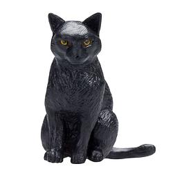 Foto van Mojo pets speelgoed kat zittend zwart - 387372
