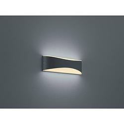 Foto van Moderne wandlamp konda - metaal - grijs