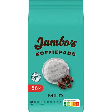 Foto van Jumbo'ss koffiepads mild 56 stuks