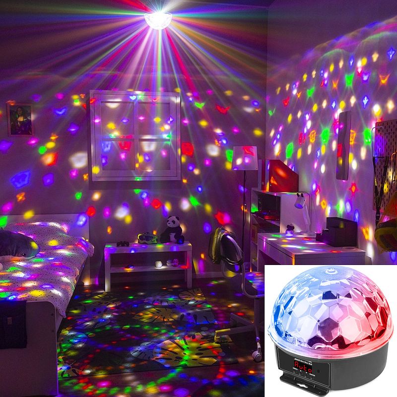 Foto van Beamz jb90r mini star ball led-lichteffect met dmx