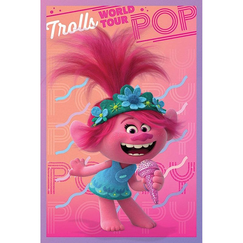 Foto van Pyramid trolls world tour poppy poster 61x91,5cm