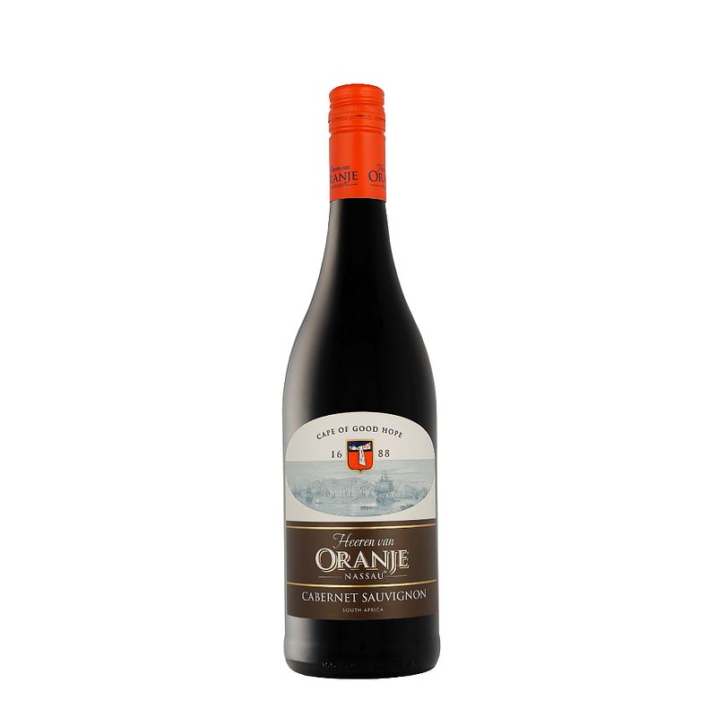 Foto van Heeren van oranje nassau cabernet sauvignon 75cl wijn