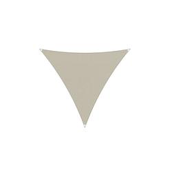 Foto van Compleet pakket: umbrosa ingenua schaduwdoek driehoek 5x5x5 m solidum canvas met bestigingsset en buitendoekreiniger