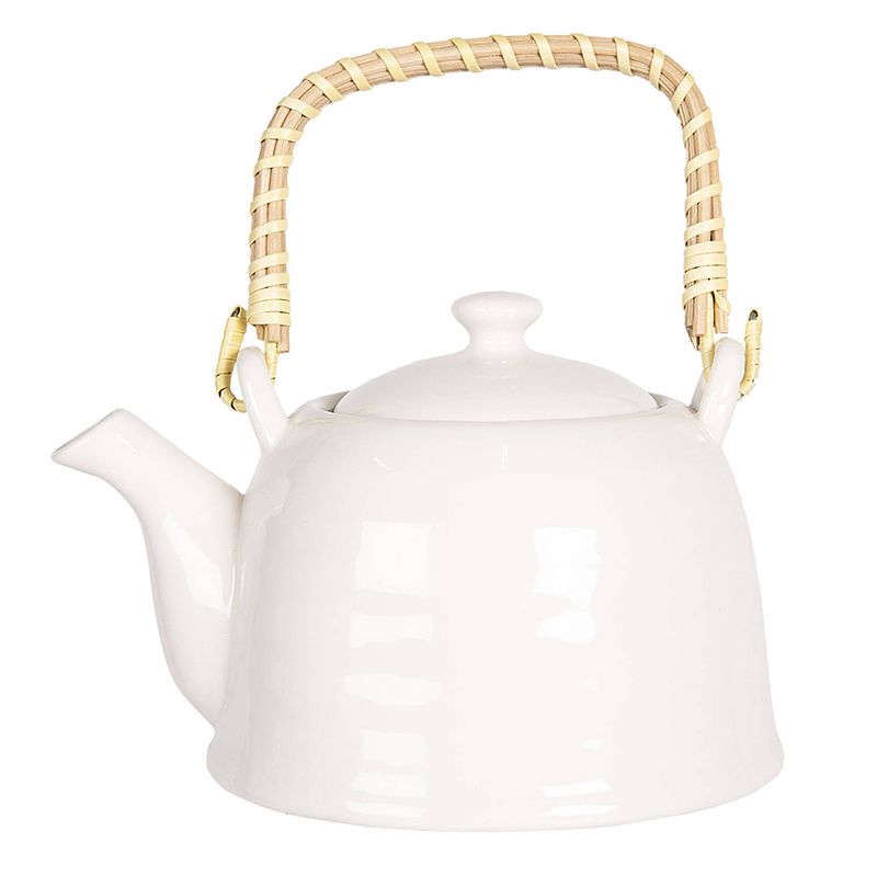 Foto van Haes deco - chinese theepot - porselein - 0 - theepot 800 ml - traditioneel theeservies, theekan