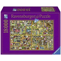 Foto van Ravensburger colin thompson puzzel magical bookcase - 18000 stukjes