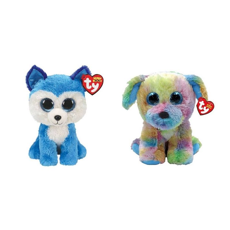 Foto van Ty - knuffel - beanie boo's - prince husky & max dog