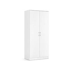 Foto van Interiax kledingkast 'samelie's 2 deuren wit (180x80x54cm)