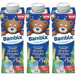 Foto van Bambix drinkpap granen vanaf 12 maanden 3x250ml bij jumbo