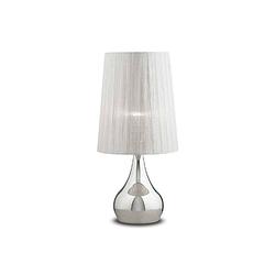 Foto van Light & design - tafellamp - modern - metaal - zilver - voor binnen - woonkamer - eetkamer - slaapkamer - hal