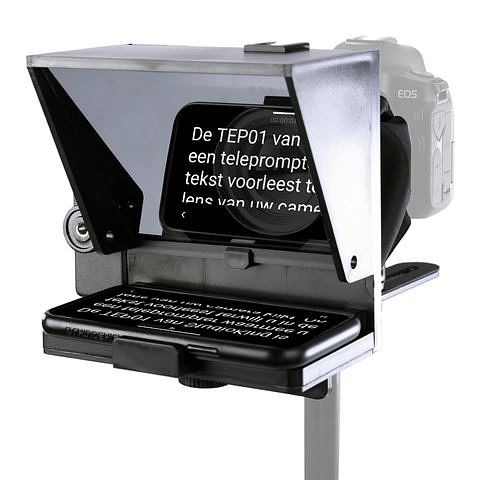 Foto van Studioking teleprompter autocue tep01 voor smartphones en camera's