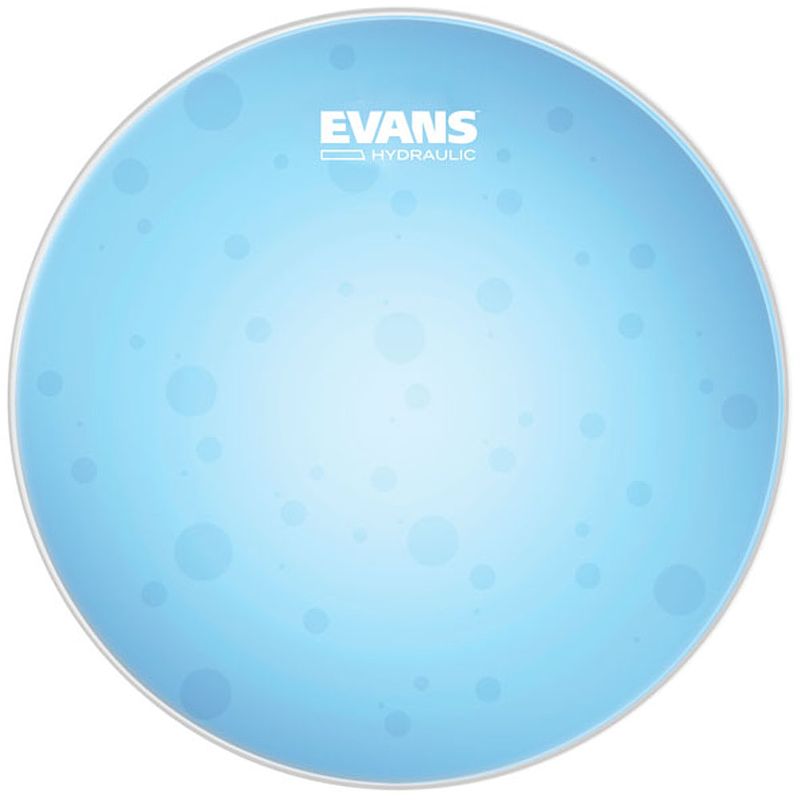 Foto van Evans bd20hb hydraulic blue 20 inch bassdrumvel