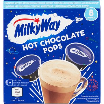 Foto van Milky way warme chocolade cups 8 stuks bij jumbo