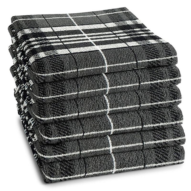 Foto van Ddddd keukendoek kilt anthracite (6 stuks)