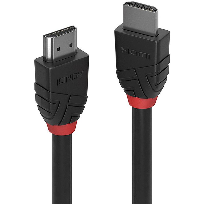 Foto van Lindy hdmi aansluitkabel hdmi-a stekker, hdmi-a stekker 0.50 m zwart 36470 hdmi-kabel