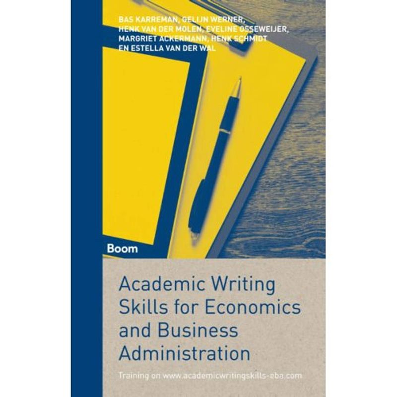 Foto van Academic writing skills for economics and business