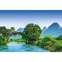Foto van Wizard+genius bridge crosses a river in china vlies fotobehang 384x260cm 8-banen