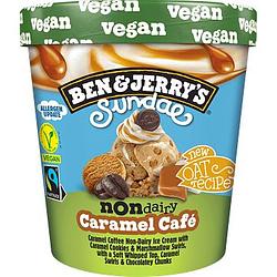 Foto van Ben & jerry'ss ijs sundae ijsbeker nondairy caramel cafe 427ml bij jumbo