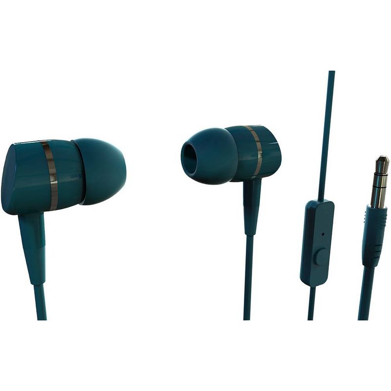 Foto van Vivanco smartsound petrol in ear oordopjes kabel petrol