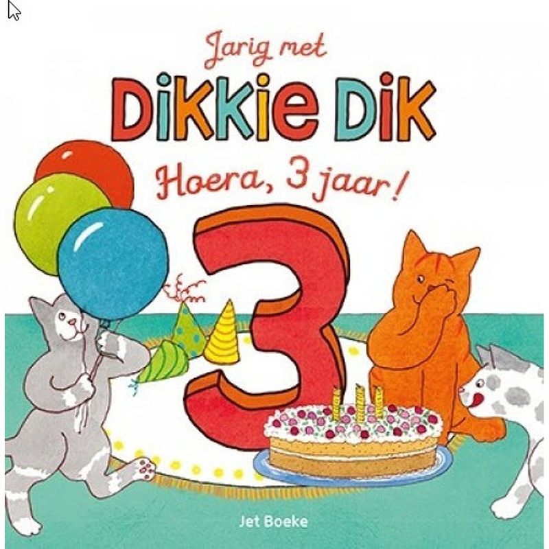 Foto van Jarig met dikkie dik - hoera, 3 jaar!