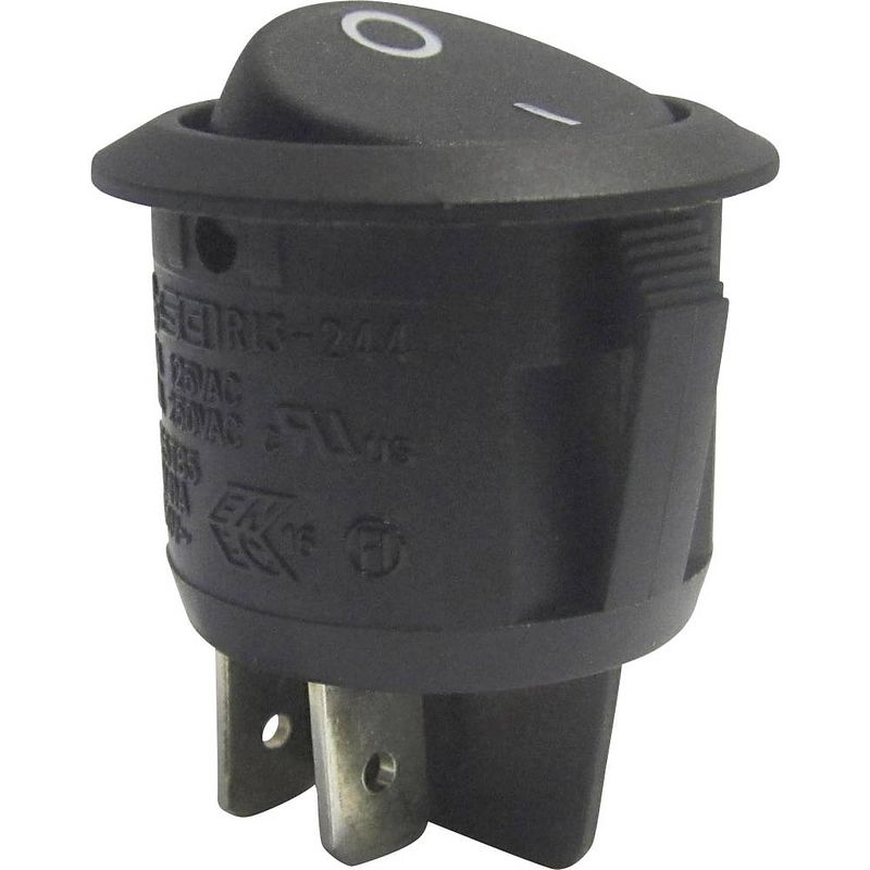 Foto van Tru components 1587655 wipschakelaar tc-r13-244a-02 black 250 v/ac 10 a 2x uit/aan continu 1 stuk(s)