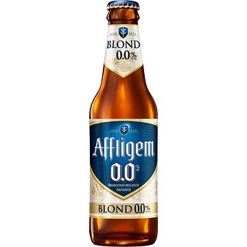 Foto van Affligem blond 0.0 bier fles 300ml bij jumbo