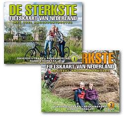 Foto van De sterktse fietskaart van nederland - paperback (9789463690928)