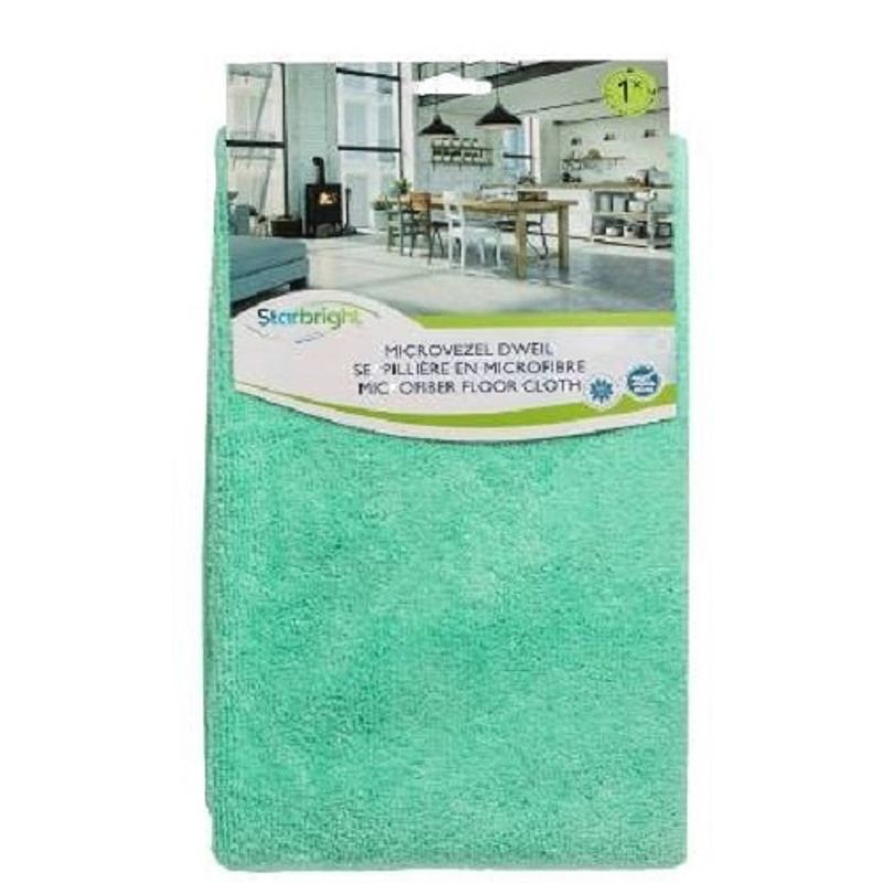 Foto van Starbright microvezel dweil 60 cm polyester groen