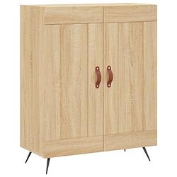 Foto van Vidaxl dressoir 69,5x34x90 cm bewerkt hout sonoma eikenkleurig