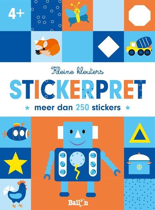 Foto van Stickerpret 4+ - paperback (9789403215594)