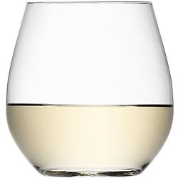 Foto van L.s.a. wijnglazen wine 370 ml glas transparant 4 stuks