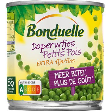 Foto van Bonduelle doperwtjes extra fijn 160g bij jumbo